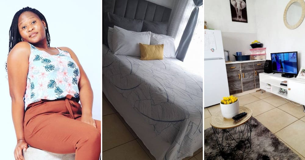 A lady showed off her gorgeous, one-roomed home online