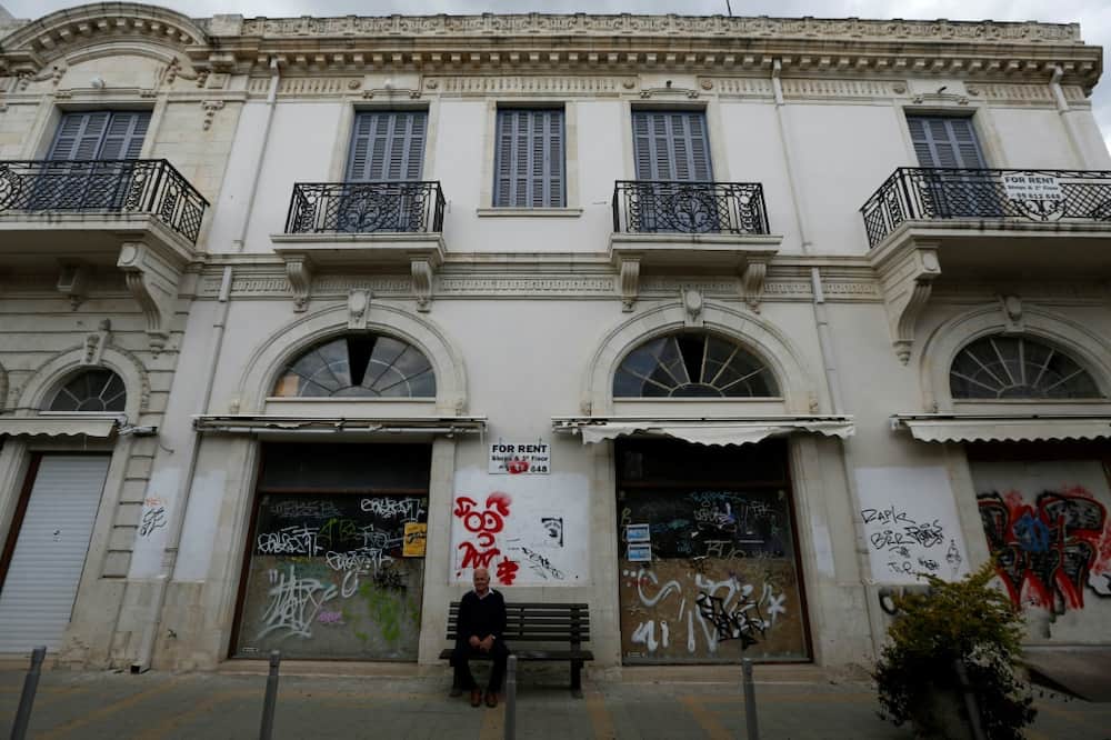 A building for rent in Limassol's old city -- rents have escalated more sharply than in the capital Nicosia