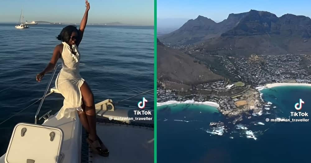 A woman lived it up in Cape Town