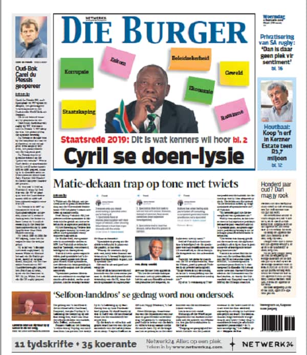 SA newspaper headlines today: 6 February 2019