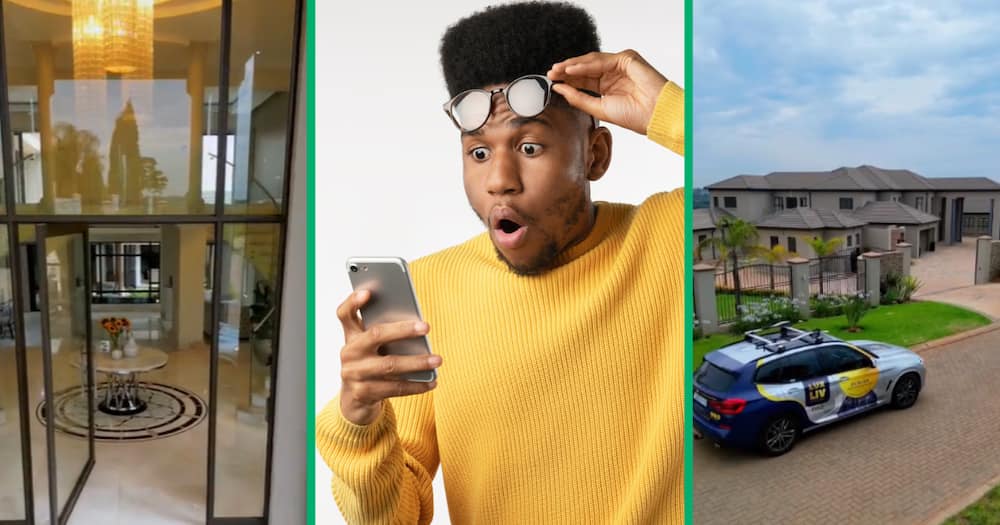 TikTok video shows a breathtaking view of a stunning mansion in Gauteng that has left Mzansi in awe