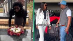 Woman grateful for God's blessings despite losing parents, TikTok video shows 1st Merc, graduation and more