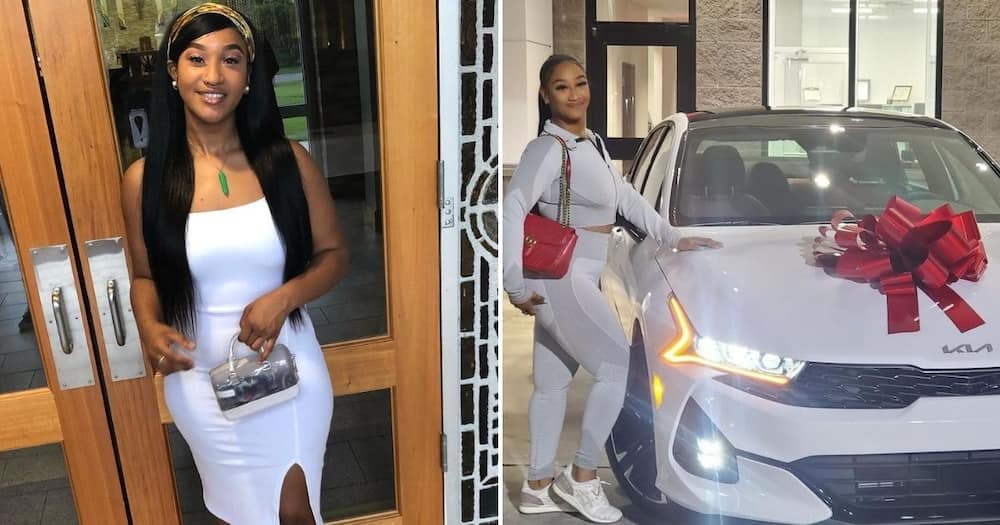 Kia K5 GTLine, new car, new Kia, white car, stunning woman, buys new car, viral social media posts, trending news, viral news