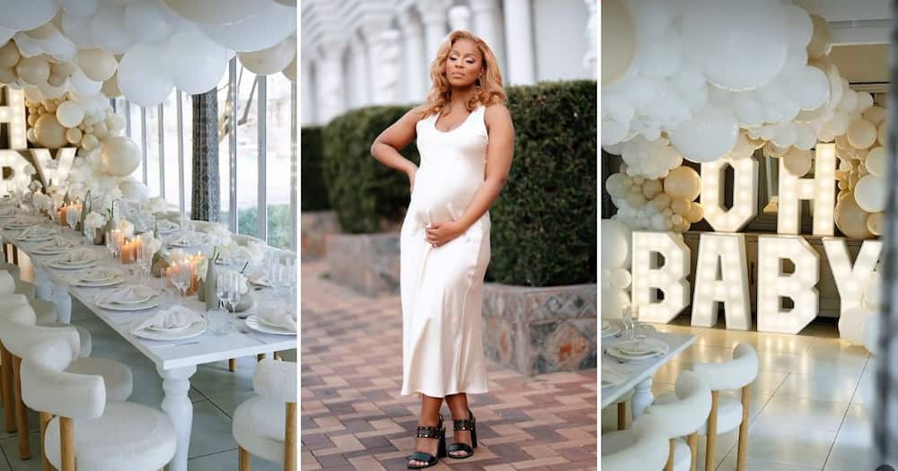Jessicca Nkosi shared a video of her baby shower.