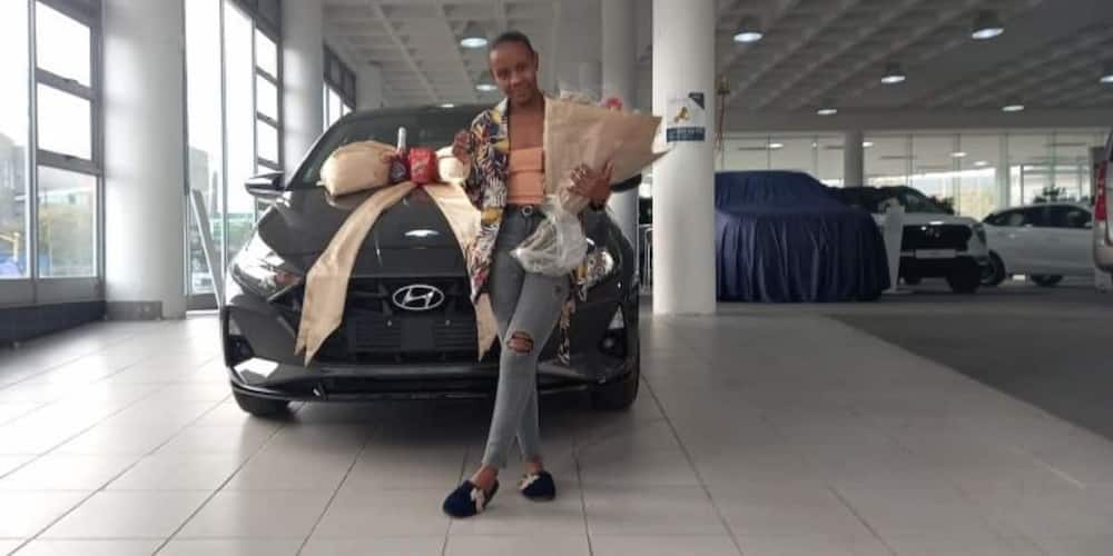 Lady Celebrates Buying a Brand New Car as 1st Whip, Many React as Adorable Photo Lights up the Internet