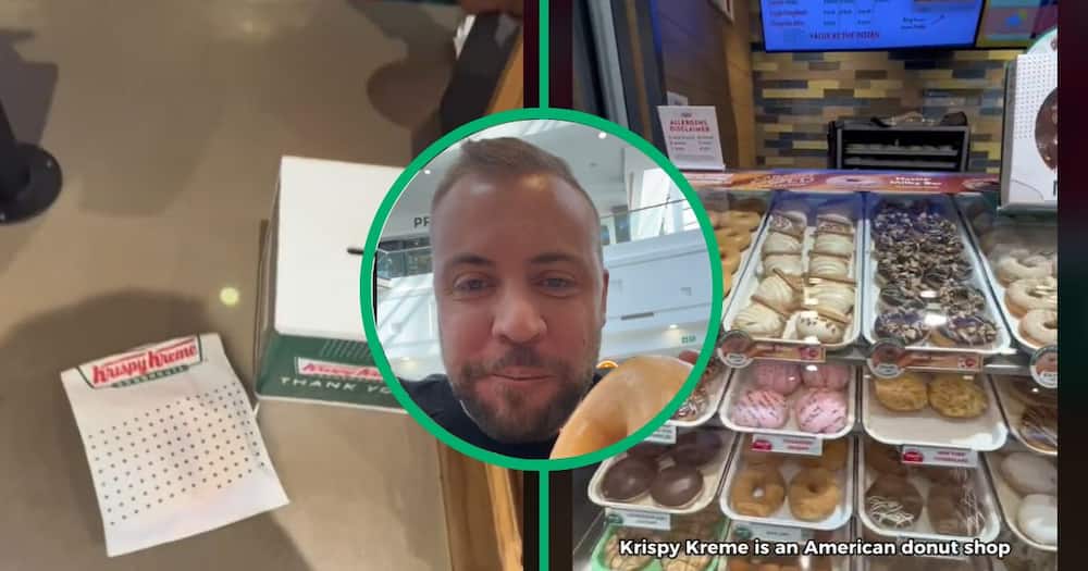 TikTok videos show man comparing SA Krispy Kreme to the American one