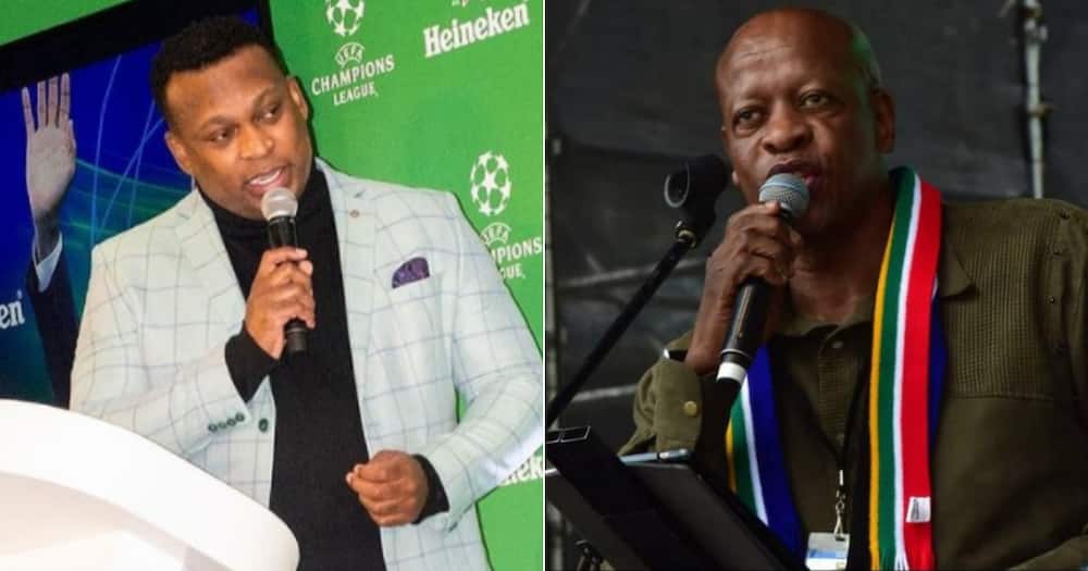 South African, Activist, Poet, Mzwakhe Mbuli, March, South African Broadcasting Commission, National broadcaster, Robert Marawa, Sportcaster, Airwaves, Dismissed