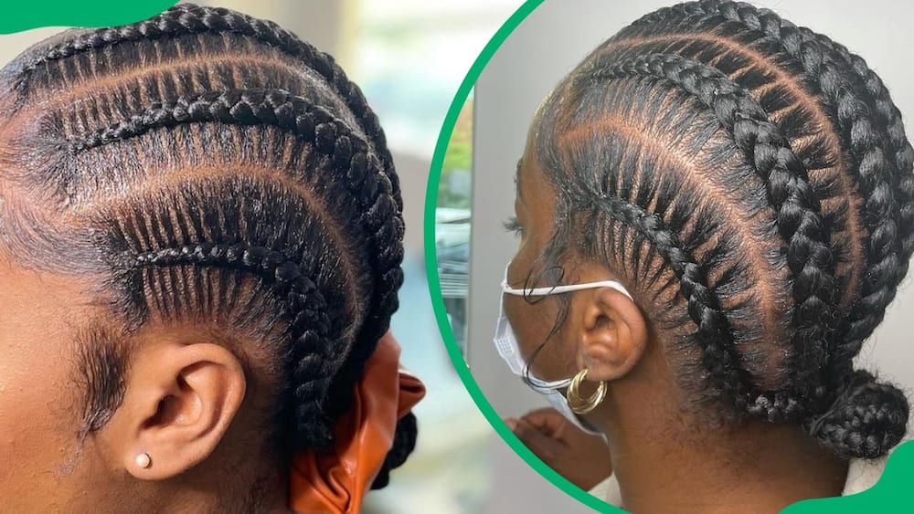 What is the difference between stitch braids and cornrows?