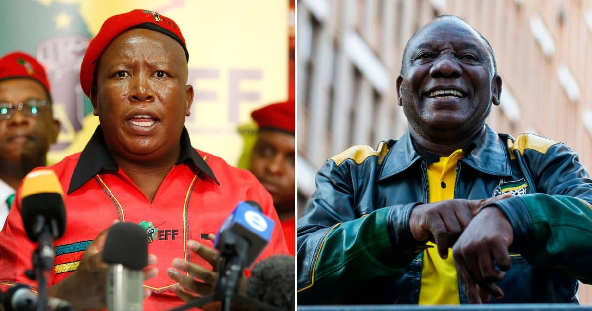 EFF Leader Julius Malema Says Cyril Ramaphosa “Survived” ANC Conference ...