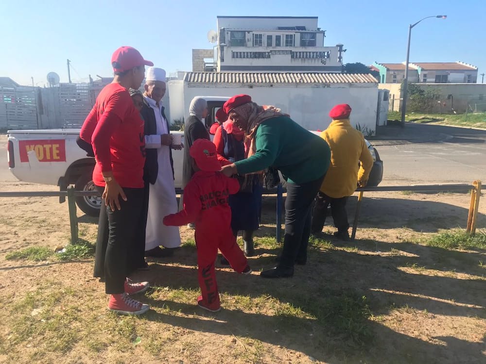 Meet Liwa, the Economic Freedom Fighter's youngest supporter, at just 5-years-old