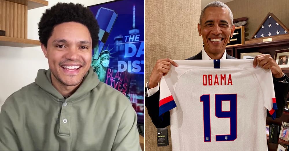 Trevor Noah and Barack Obama engage in hilarious banter during interview