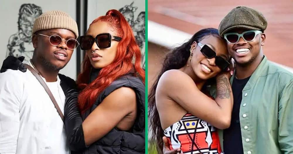 DJ Zinhle and Mörda were affectionate in a new TikTok video.