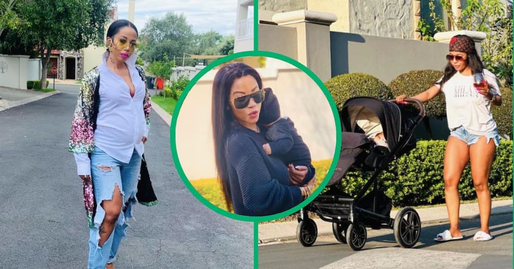 Kelly Khumalo shares video of baby Luna