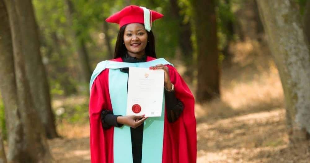 Lady, bagging PhD, Town and Regional Planning
