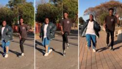 Mzansi loves gents' smooth amapiano moves in video that won fans over: “Hayi man, I like what you did there”