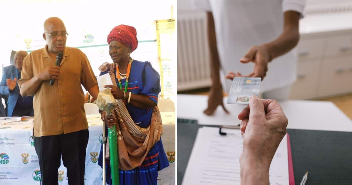 103-Year-Old Gogo Finally Gets ID From Minister Motsoaledi, Hands It Over on Her Birthday: “We Are Happy”