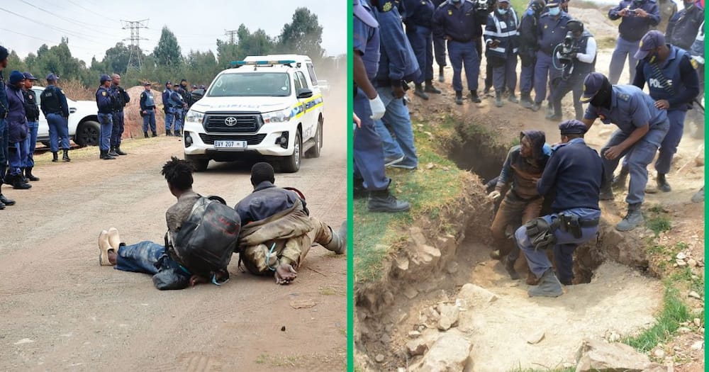 4 Illegal miners were arrested