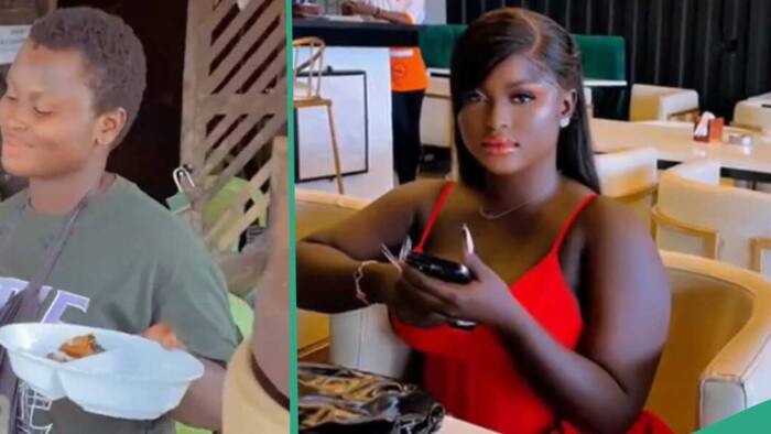 Woman who sells street food turns into beautiful slay queen, TikTok video attracts admirers