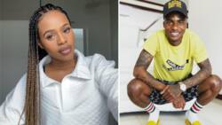 Video of Natasha Thahane and Thembinkosi Lorch's baby playing piano warms Mzansi's heart: "Our national baby"