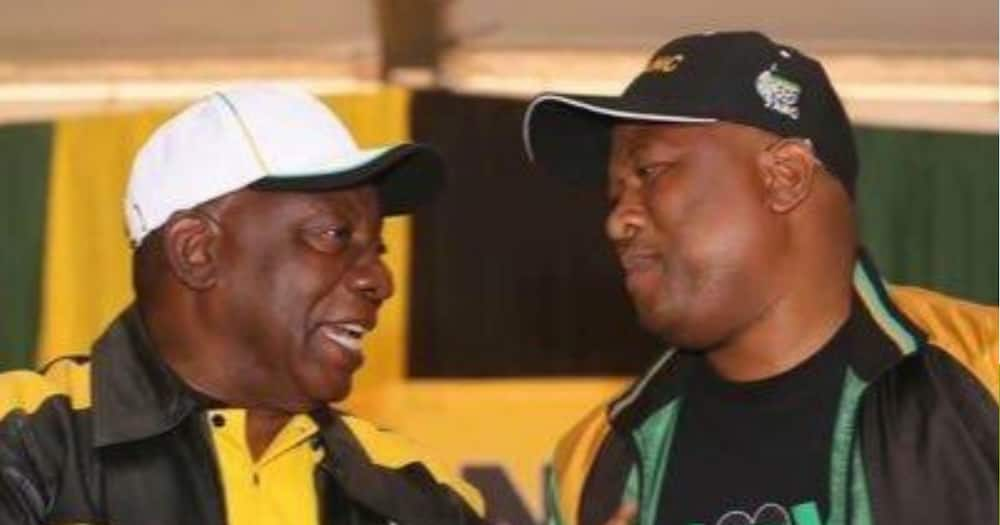 South African President Cyril Ramaphosa and Eastern Cape Premier Oscar Mabuyane