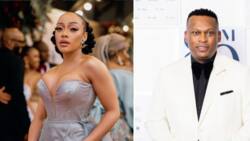 Robert Marawa debunks Thando Thabethe dating rumours after being spotted getting cosy at a dinner date