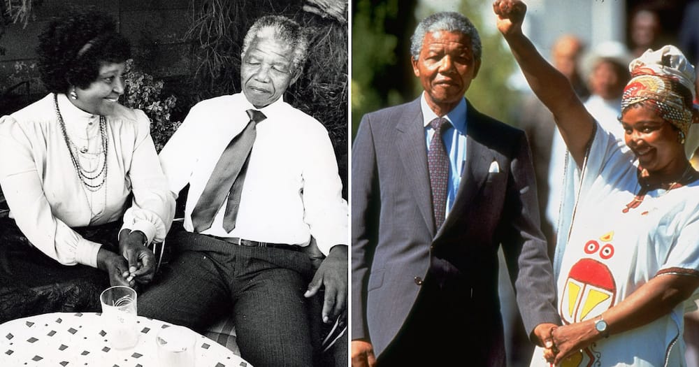 Tata Madiba and Winnie Mandela in happier times