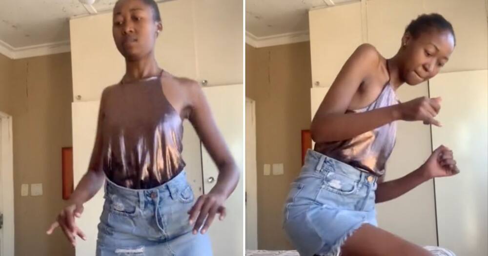 Woman share cute video of her dance moves.
