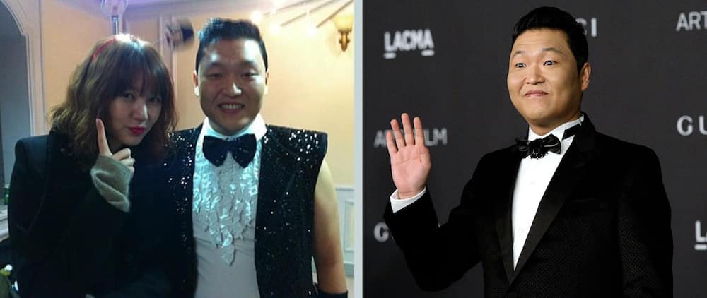 Who is the wife of PSY Gangnam Style?