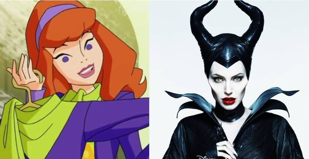 Daphne Blake and Maleficent