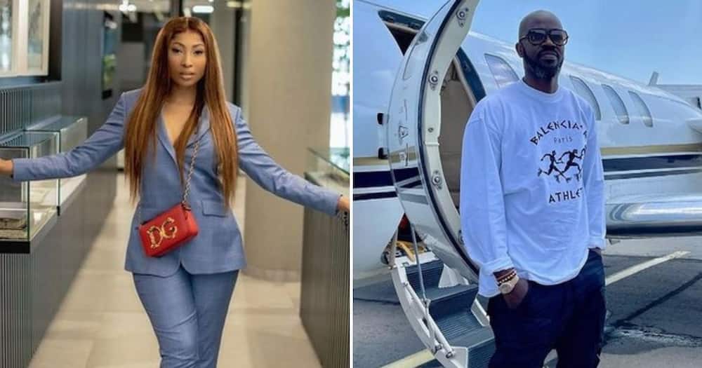 Enhle Mbali is Black Coffee's baby mama