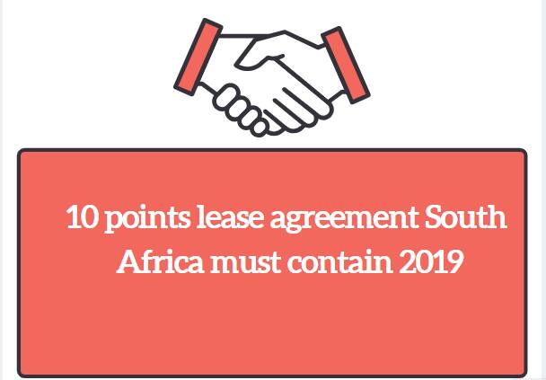 1 Page Lease Agreement Template South Africa