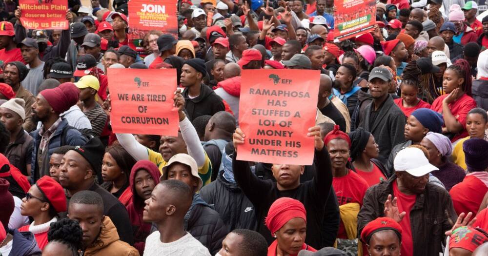 The EFF shutdown went by without incidents of looting