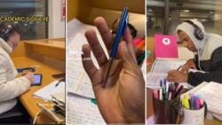 UCT student roasts lady writing notes on iPad, wonders if pens are now fossils in video, Mzansi laughs hard