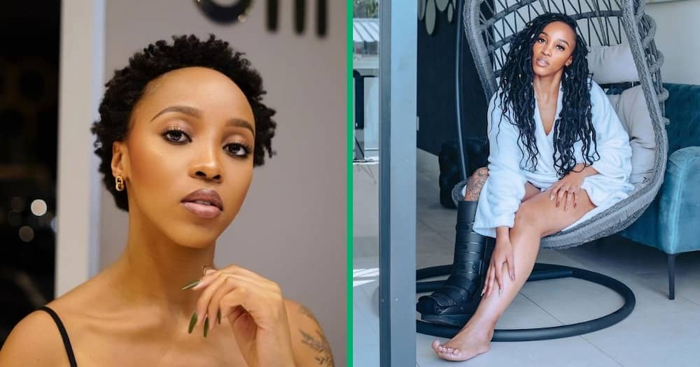 Sbahle Mpisane opened up about her car accident on ‘Kwa Mam’ Mkhize’