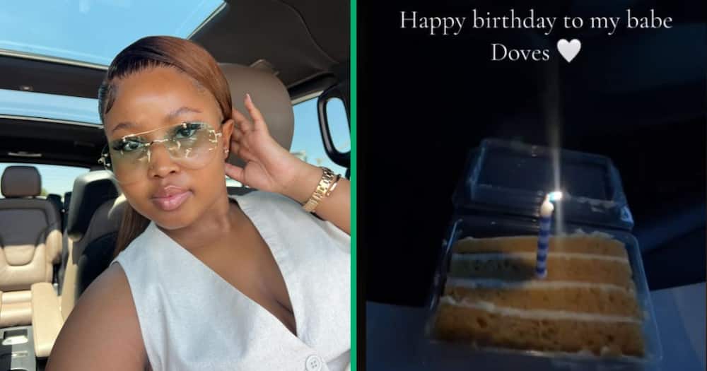 woman celebrates car's birthday