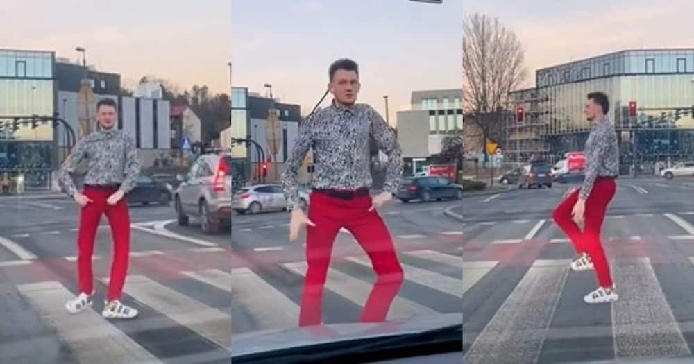 Polish dancer, Poland, Kamil SFINKS Szpejenkowsk, Michael Jackson, Smooth Criminal, viral videos, TikTok dancer, trending news, dancing at a traffic light