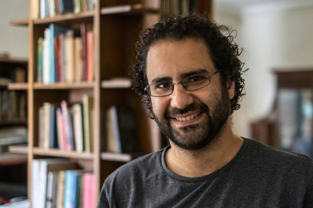 Egyptian activist Alaa Abdel Fattah, pictured at his home in Cairo in 2019, is serving a five-year prison sentence