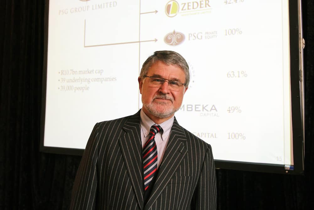 Jannie Mouton during the companys investor day in Cape Town