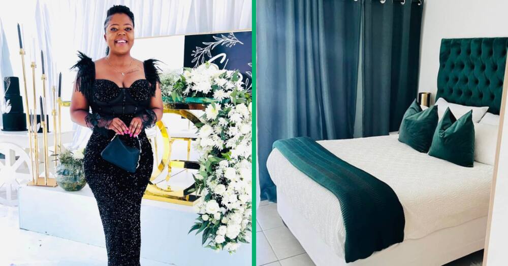 The lady posted her nice, elegant bedroom on social media