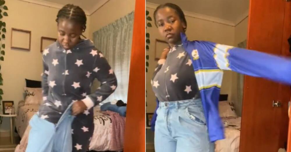 University of Limpopo woman wears onesie under clothes