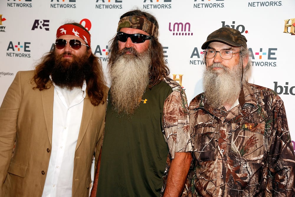 Willie, Phil, and Uncle Si (left to right)