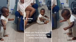 TikTok video showing adorable pandemic baby’s wired way of standing up has people tripping: “That’s scary”
