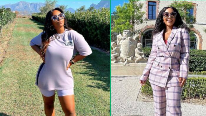 Boity shares more sizzling pictures from her vacation, SA reacts: "Post the guy taking the pics"