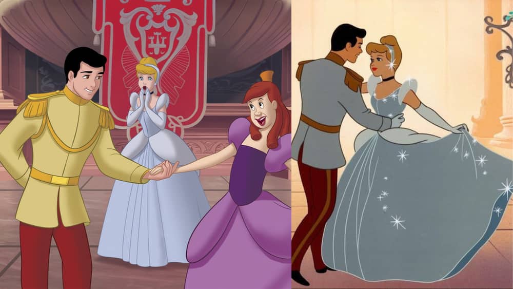 Prince Charming and Cinderella in Disney's Cinderella animated film