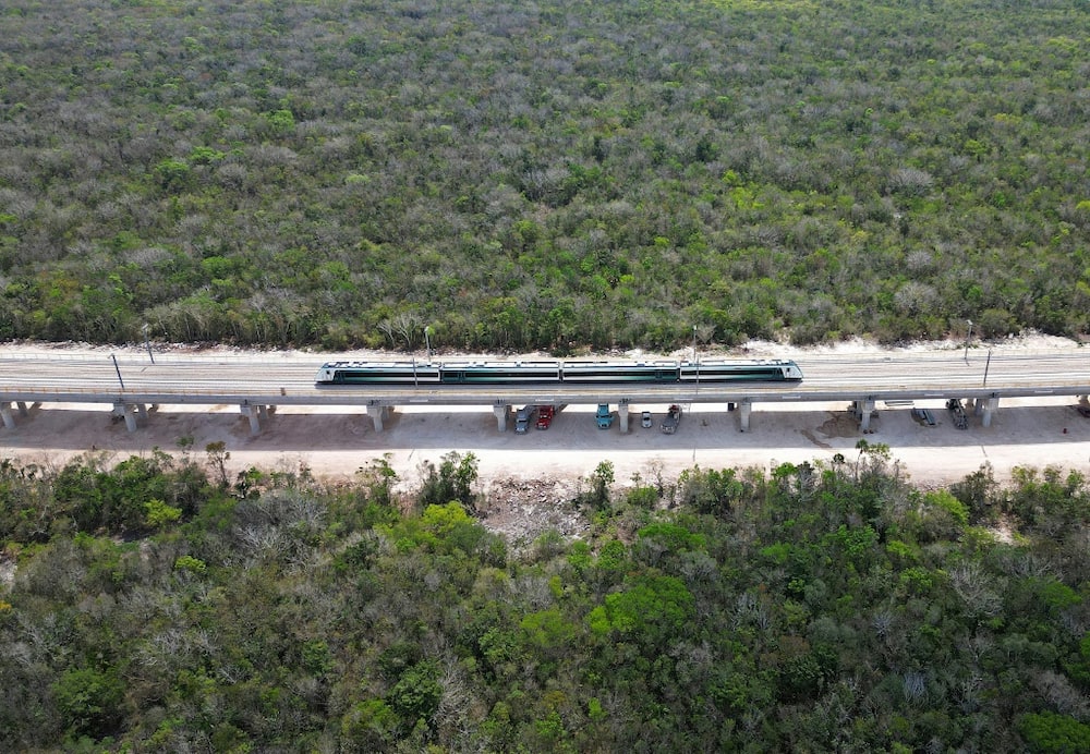 The Maya Train tourist railway is another one of Mexican President Andres Manuel Lopez Obrador's infrastructure mega-projects