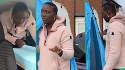 Courageous woman driving from London to Africa shows interior of customised vehicle in TikTok video