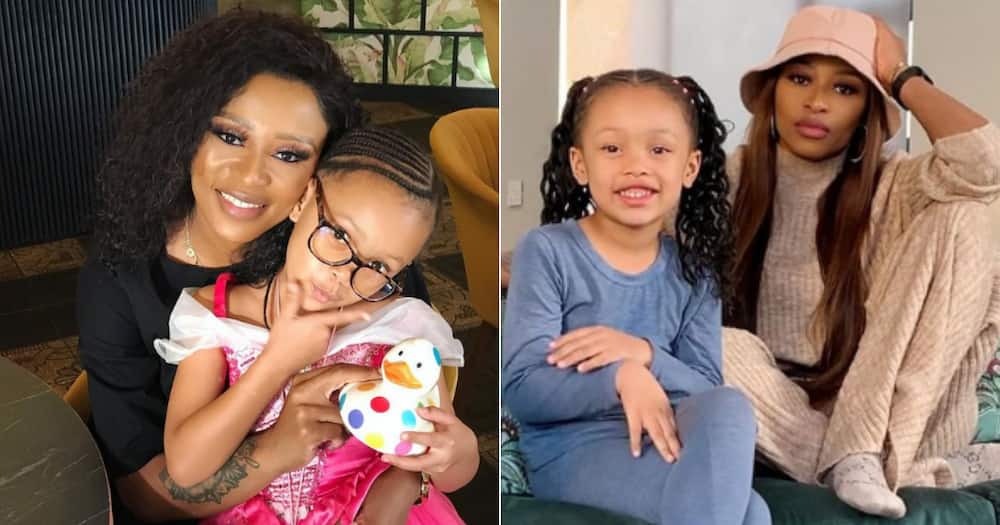 DJ Zinhle, Kairo Forbes, Spa Day, Mommy and Me, Relax, Asante, Big Sister, Quality Time