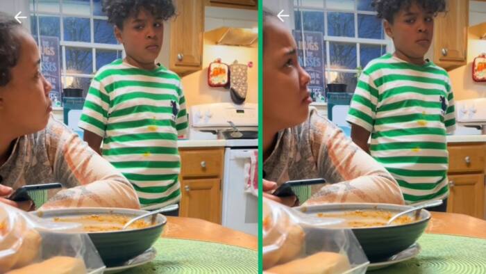 TikTok video of father teaching his son a lesson about manners resonates with Mzansi people