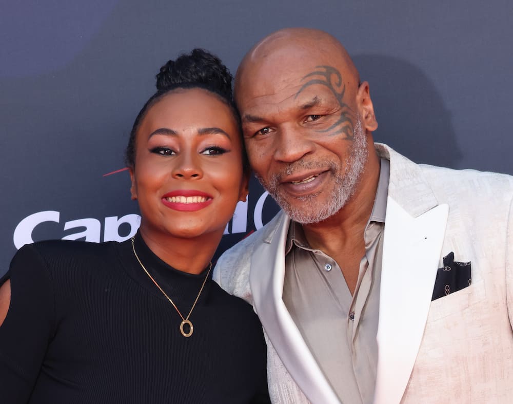 Milan and dad Tyson attending the 2023 ESPYs Awards at the Dolby Theatre on 12th July 2023.