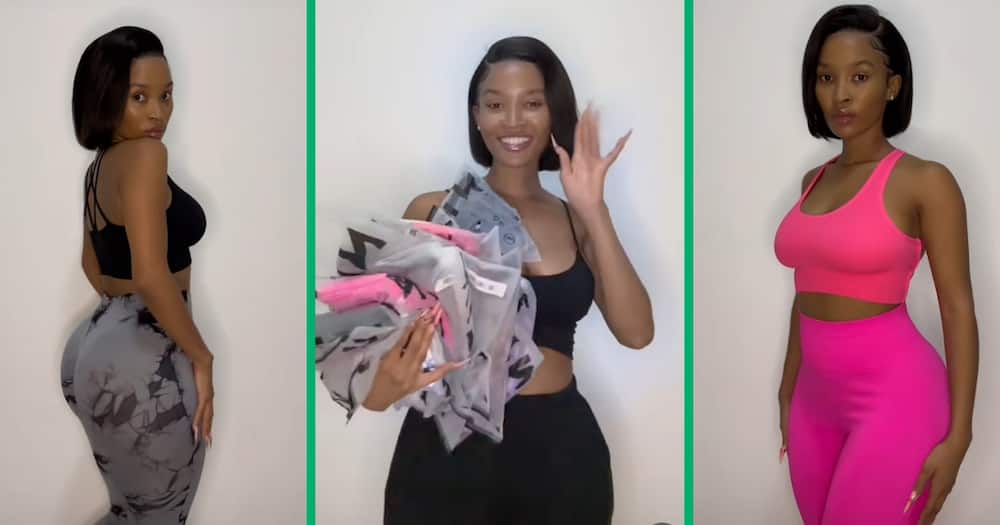 Curvaceous Woman Shares Shein Activewear Haul, Video of Tight Crop Tops and  Leggings Wows Mzansi TikTokkers 